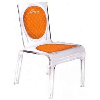 Chaise personnalisable Baby Chic Orange Aitali