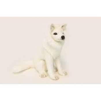 Loup blanc assis Anima -6320