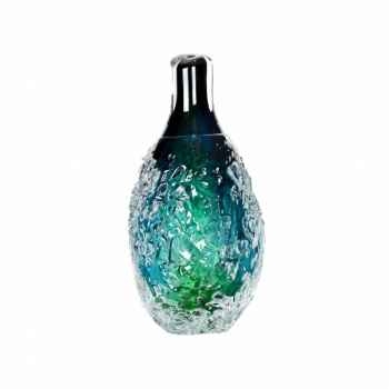 Vase fw 2012 i , grand, bleu-vert / 99 pcs Mats Jonasson -44101