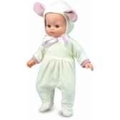 bebe petit calin 36 cm blanc petit mouton corps souple yeux dormeurs 623695