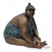 statuette femme contemporaine en bronze brz1110 13