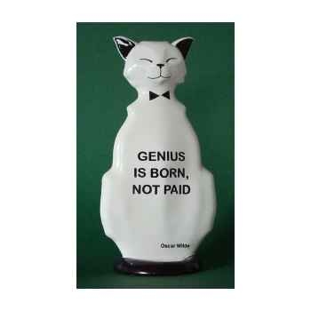 Figurine chat - wild cat genius is born - wic01