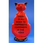 figurine chat wise cat road to happiness wic05