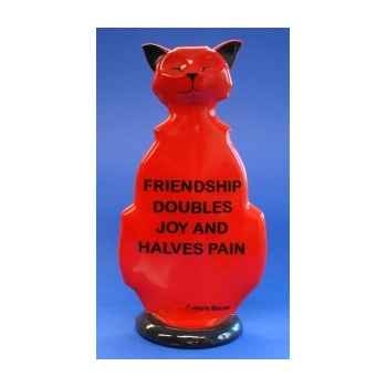 Figurine chat - wise cat friendship - wic06