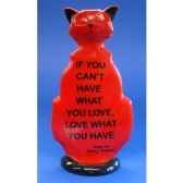 figurine chat wise cat love what you have wic07