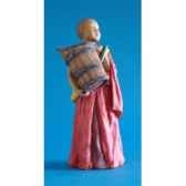 figurine tibet temba boy w wooden tub cotib008