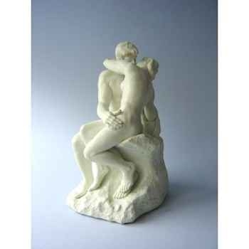 Figurine art mouseion auguste rodin le baiser 26cm marmor  ro07m 3dMouseion