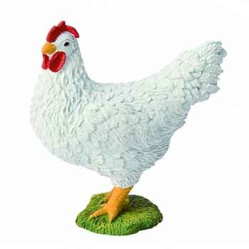 Figurine bullyland poule blanche -b62314