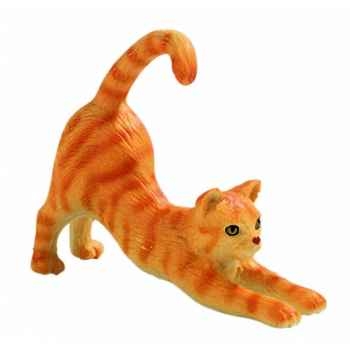 Figurine bullyland chat domestique roux -b66361