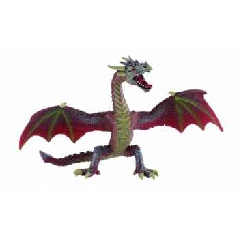 Figurine bullyland dragon rouge  -b75591