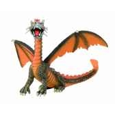 figurine bullyland dragon orange b75595