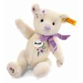 peluche steiff ours teddy echinacee pourpre blanc 027512