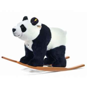 Peluche steiff panda à bascule manschli, noir/blanc -048975