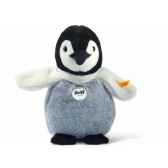 peluche steiff bebe pingouin flaps noir blanc gris 057090