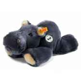 peluche steiff hippopotame mocky gris 085499