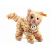 peluche steiff chat mizzy rouge mouchete 099427