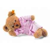 peluche steiff ours dors bien rose 237119