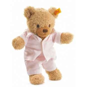 Peluche steiff ours dors bien, rose -237287