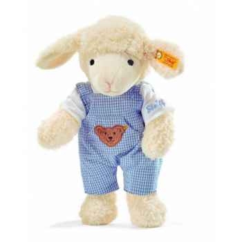 Peluche steiff agneau fais de beaux rêves, bleu -237317