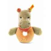 peluche steiff hippo mockyli anneau de prehension apricot 237799