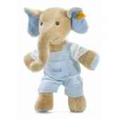 peluche steiff elephant trampili bleu 237881