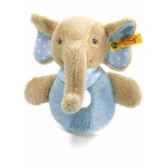 peluche steiff elephant trampili anneau de prehension bleu 237911