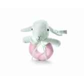 peluche steiff selection agneau anneau de prehension rose 239076