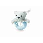 peluche steiff selection ours teddy anneau de prehension bleu 239359