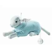 peluche steiff selection agneau avec boite a musique bleu 239496