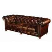 canape kensington en cuir couleur cigare trois places h 760 x 2200 x 970 arteinmotion div ken0002