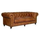 canape kensington en cuir couleur cognac deux places h 760 x 1820 x 970 arteinmotion div ken0025