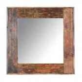 miroir rectangulaire en bois recycle h 1350 x 1350 x 50 arteinmotion com spe0092