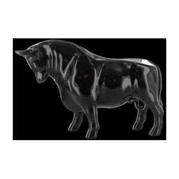 Figurine Taureau black bull 31cm Art in the City 80715