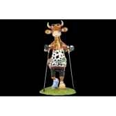 figurine vache 20cm i m walking art in the city 84144