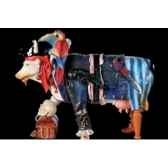 figurine vache cow pirate 15cm art in the city 80828