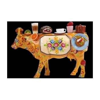 Figurine Vache enjoy the good things in life 32cm Art in the City 80644