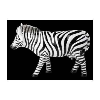 Figurine Vache zebra 15cm Art in the City 80831