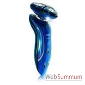 philips rasoir rechargeable bleu senso touch gyroflex 2d aquatec 003140