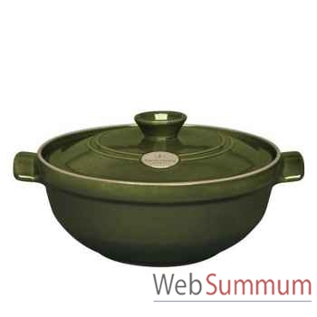 Emile henry faitout risotto 25 cm olive - flame -004288