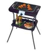 tefabarbecue sur pied 2100 w cerise noire eassy grilpack thermo spot 005514