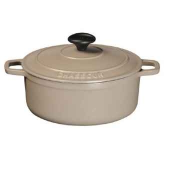 Chasseur cocotte en fonte ronde 26 cm -006289