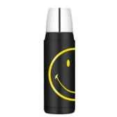 thermos bouteille isotherme 047 noir smiley 006790