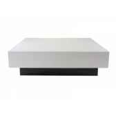 table basse lumineuse colibri 100x100x40 decolupo 5315