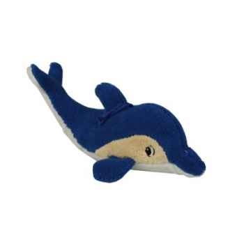 Peluche 30 cm x 16 cm bleu "dolphin aid" papstar -10197