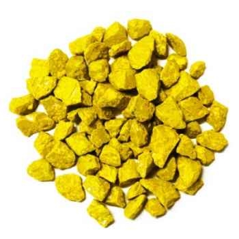 Déco-pierre jaune 5 - 8 mm, 730 gr papstar -10334