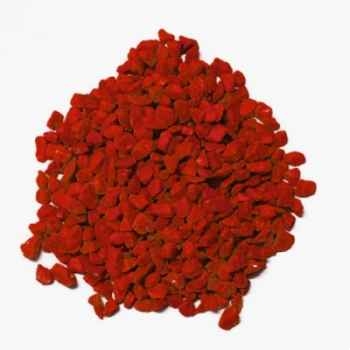 Déco pierres rouge 2,5 - 4 mm, 740 gr papstar -10320
