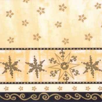 Serviettes, 3 plis pliage 1/4 40 cm x 40 cm "golden starlight" papstar -11388