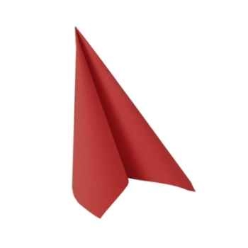 Serviettes "royal collection" pliage 1/4 33 cm x 33 cm rouge papstar -11250