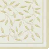 serviettes royacollection pliage 1 4 40 cm x 40 cm champagne new mediterran papstar 11651