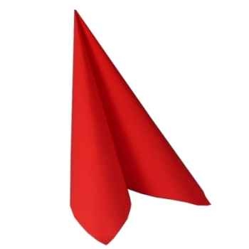 Serviettes "royal collection" pliage 1/4 48 cm x 48 cm rouge papstar -11576